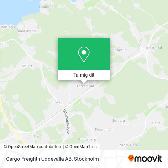 Cargo Freight i Uddevalla AB karta