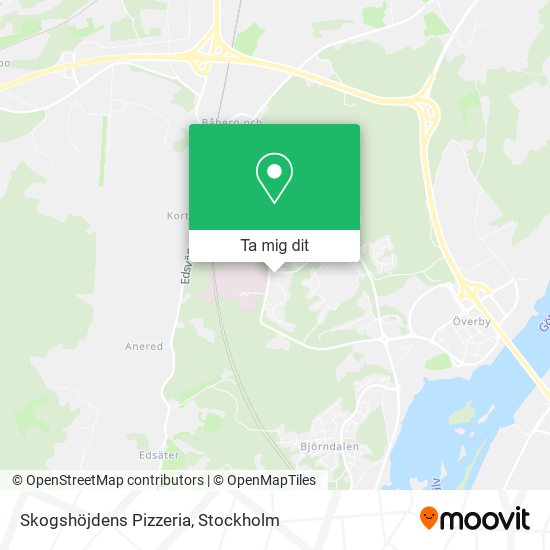 Skogshöjdens Pizzeria karta