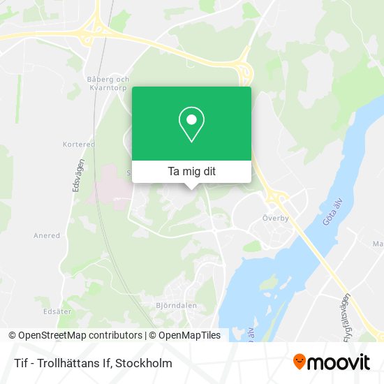 Tif - Trollhättans If karta