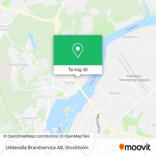 Uddevalla Brandservice AB karta