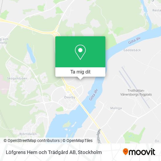 Löfgrens Hem och Trädgård AB karta