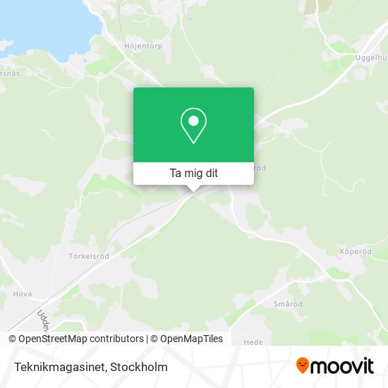 Teknikmagasinet karta