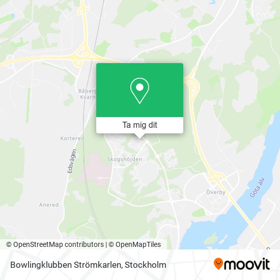 Bowlingklubben Strömkarlen karta