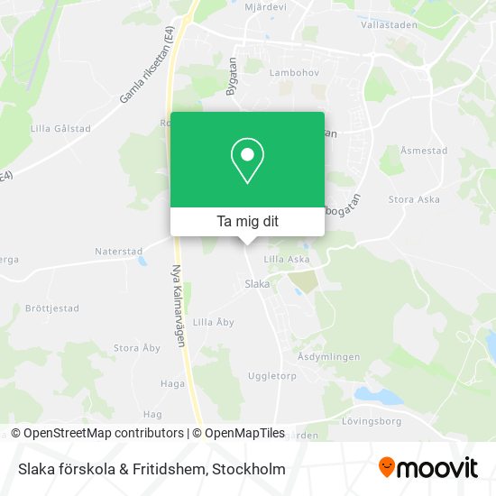Slaka förskola & Fritidshem karta