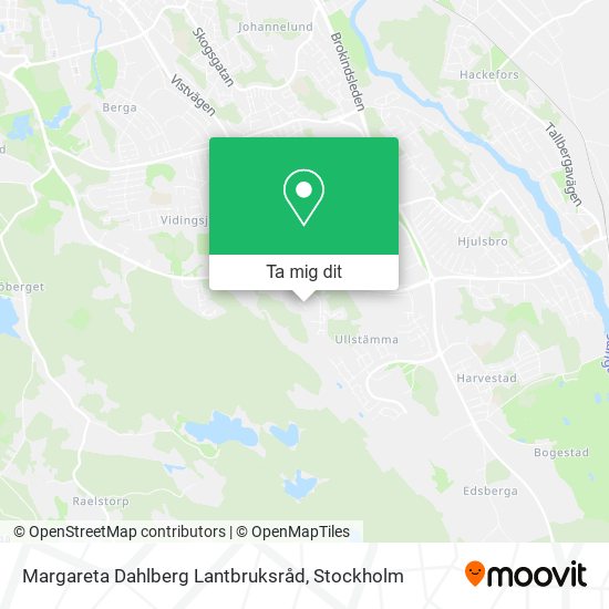 Margareta Dahlberg Lantbruksråd karta