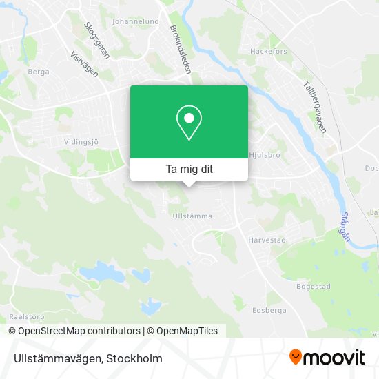 Ullstämmavägen karta