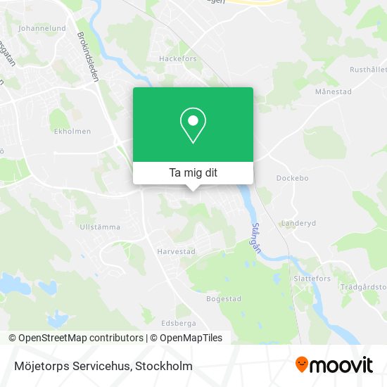 Möjetorps Servicehus karta