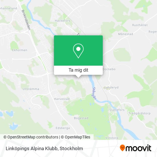 Linköpings Alpina Klubb karta