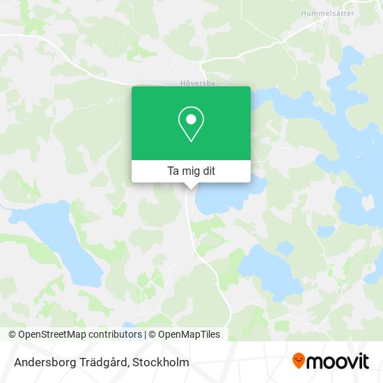 Andersborg Trädgård karta