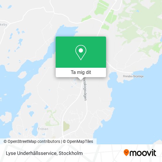 Lyse Underhållsservice karta