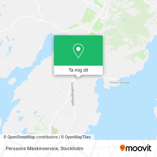 Perssons Maskinservice karta