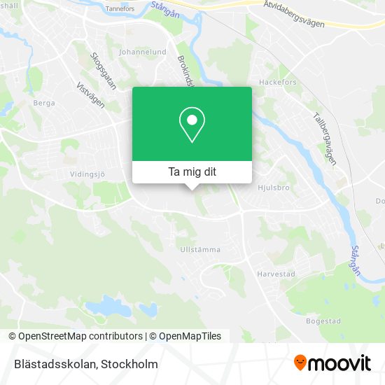 Blästadsskolan karta