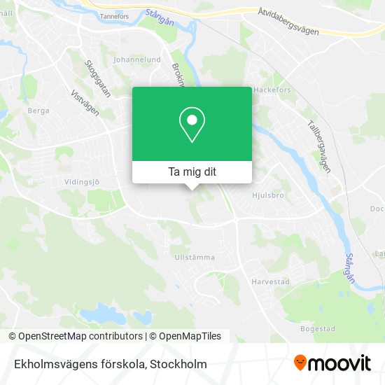 Ekholmsvägens förskola karta