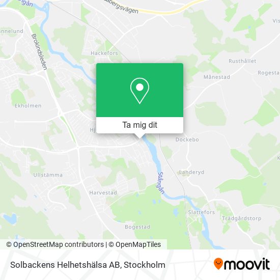 Solbackens Helhetshälsa AB karta