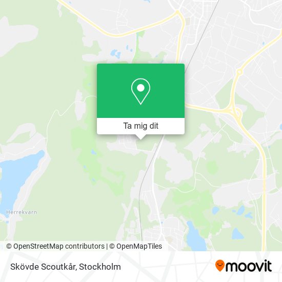 Skövde Scoutkår karta