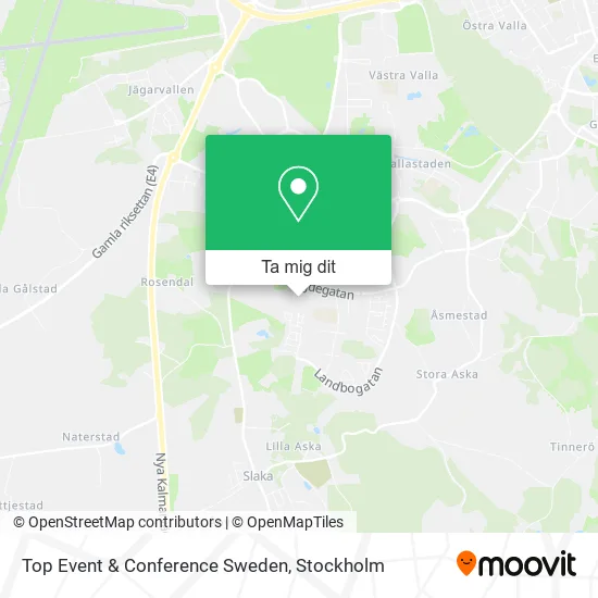 Top Event & Conference Sweden karta