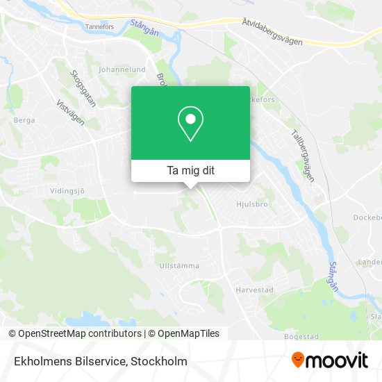 Ekholmens Bilservice karta