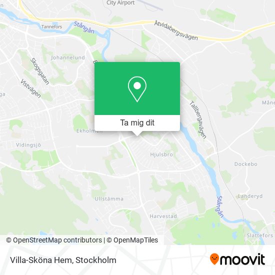 Villa-Sköna Hem karta