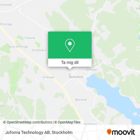 Jofoma Technology AB karta