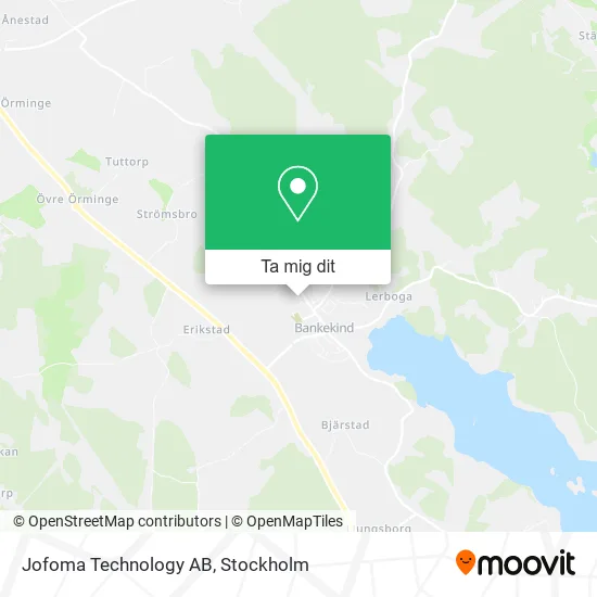 Jofoma Technology AB karta