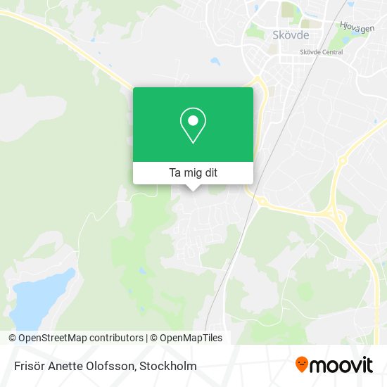 Frisör Anette Olofsson karta