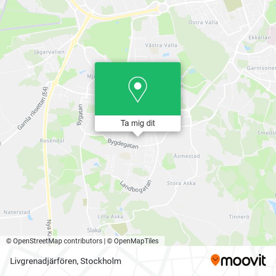 Livgrenadjärfören karta