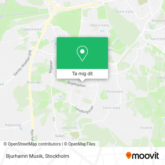 Bjurhamn Musik karta