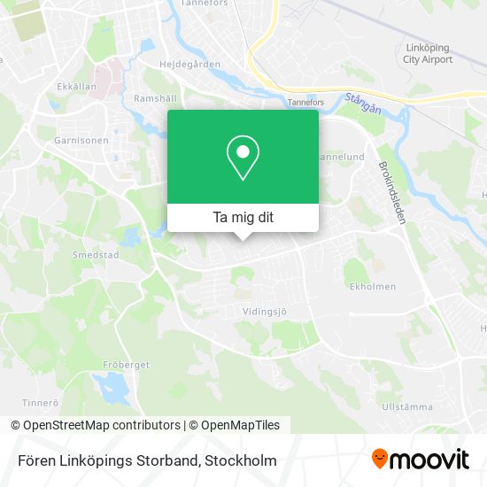 Fören Linköpings Storband karta