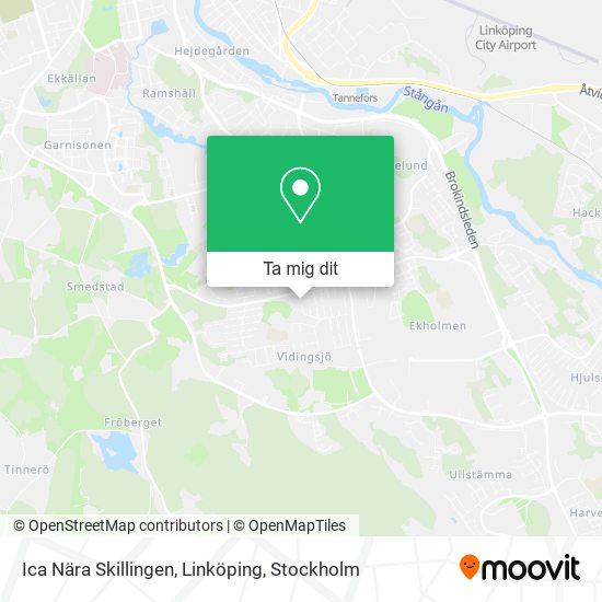 Ica Nära Skillingen, Linköping karta