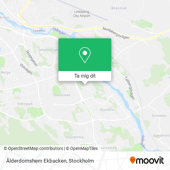 Ålderdomshem Ekbacken karta