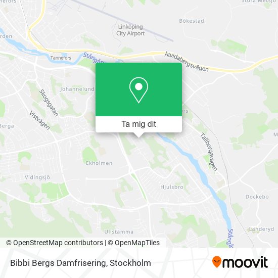 Bibbi Bergs Damfrisering karta