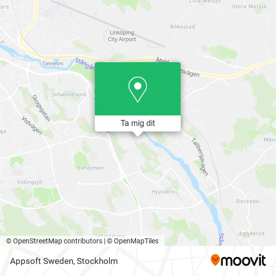 Appsoft Sweden karta