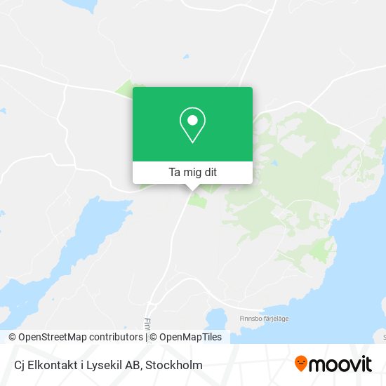 Cj Elkontakt i Lysekil AB karta