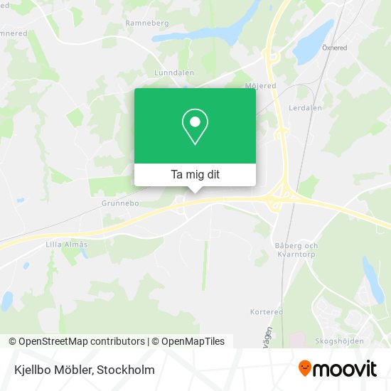 Kjellbo Möbler karta