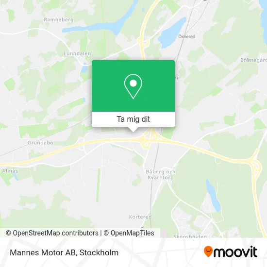 Mannes Motor AB karta