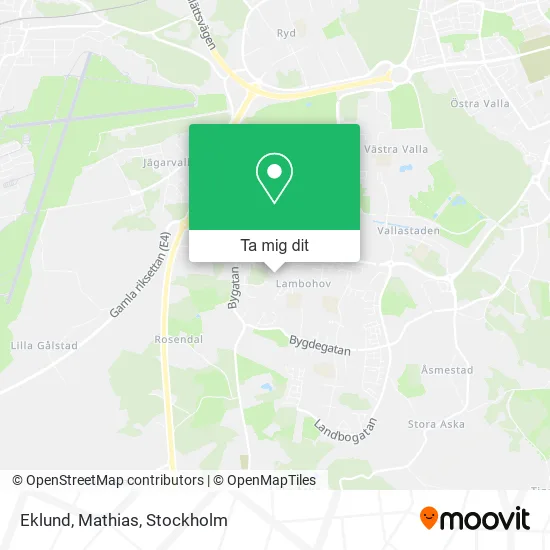 Eklund, Mathias karta