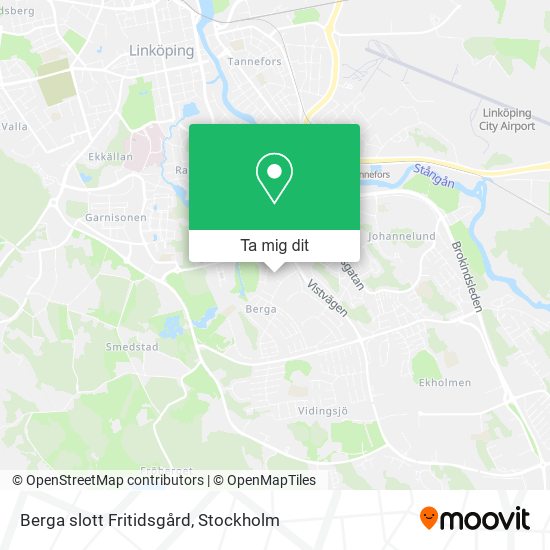 Berga slott Fritidsgård karta