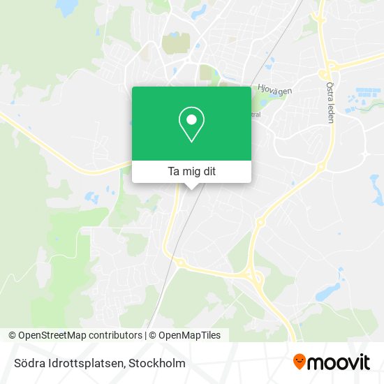 Södra Idrottsplatsen karta