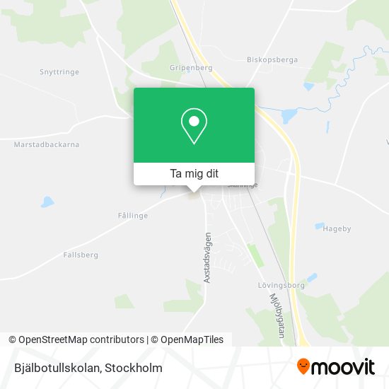 Bjälbotullskolan karta