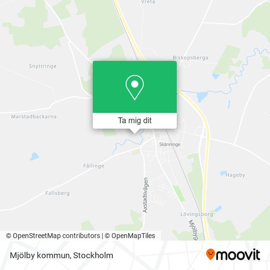 Mjölby kommun karta