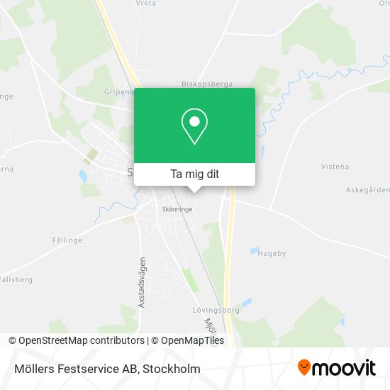 Möllers Festservice AB karta