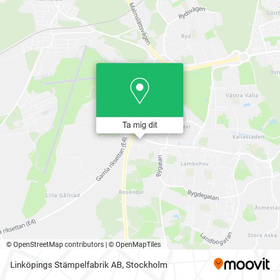Linköpings Stämpelfabrik AB karta