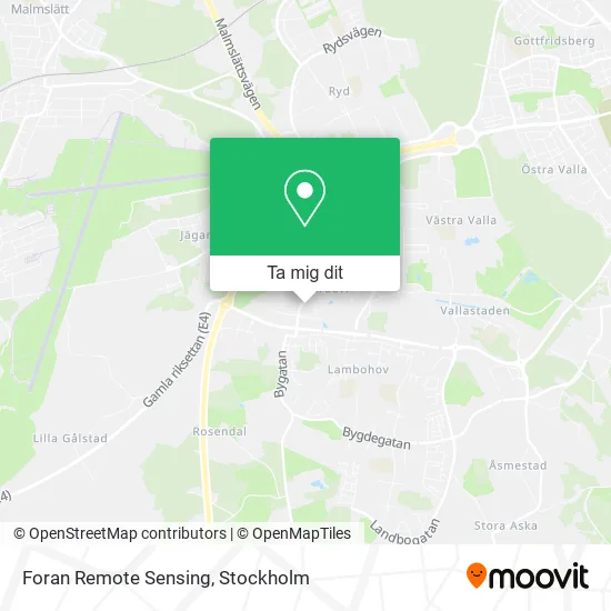 Foran Remote Sensing karta