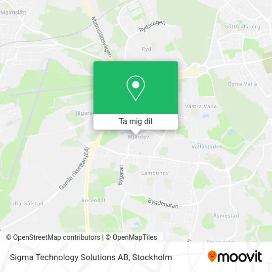 Sigma Technology Solutions AB karta