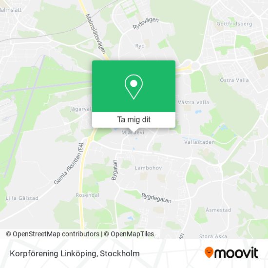 Korpförening Linköping karta