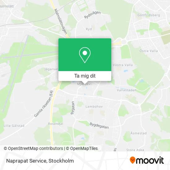 Naprapat Service karta