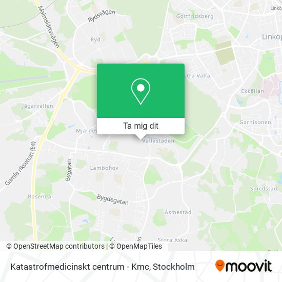 Katastrofmedicinskt centrum - Kmc karta