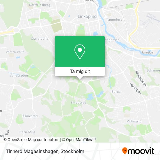 Tinnerö Magasinshagen karta