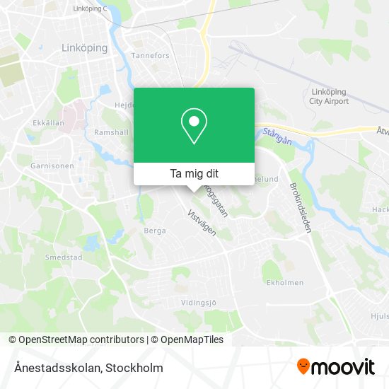 Ånestadsskolan karta