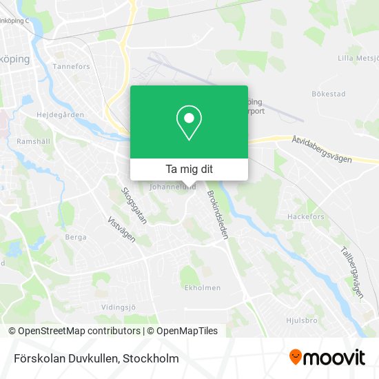 Förskolan Duvkullen karta